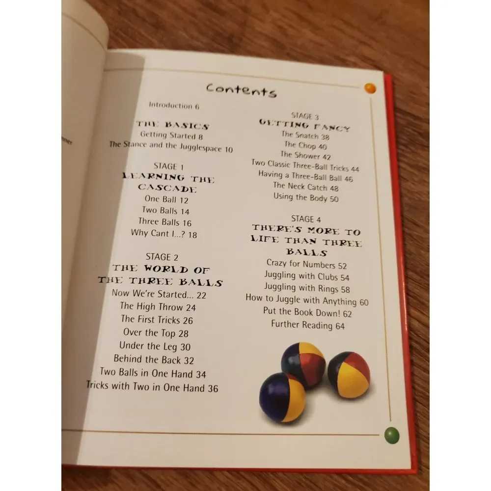 The Great Juggling Kit Hardcover Book Guide Stuart Ashman GUC‎